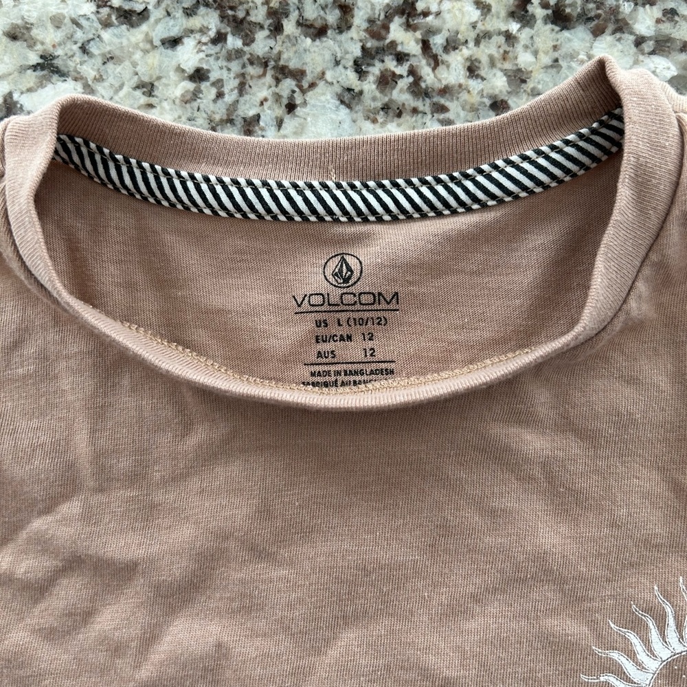 Kids volcom shirt l